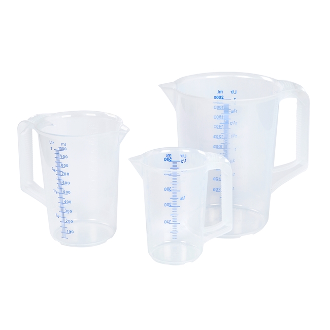 Graduated can 500 ml, PP